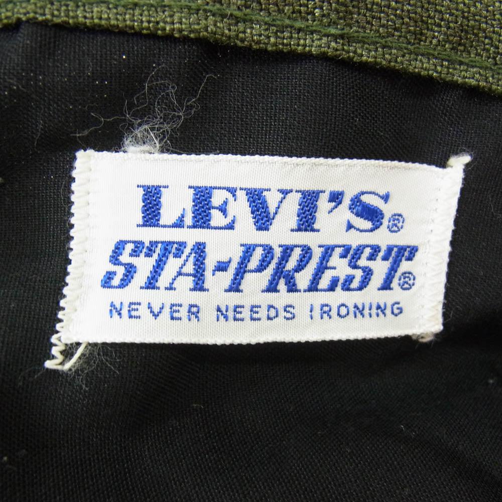 Levi's リーバイス 70s Sta-Prest スタプレ 42TALON パンツ グリーン系 サイズ表記無【中古】