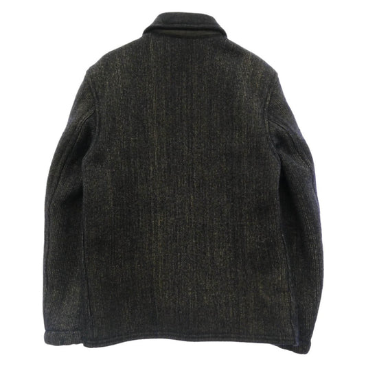 BROWNS'S BEACH ブラウンズビーチ 1940s ヴィンテージ オリジナル 1940年代 三角白タグ BEACH JACKET ビーチ ジャケット ブラック系【中古】