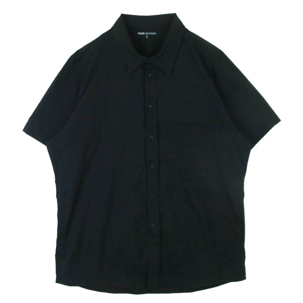 TILAK ティラック KNIGHT Shirts S/S ナイト シャツ ショート スリーブ 半袖 シャツ ブラック系 L【美品】【中古】