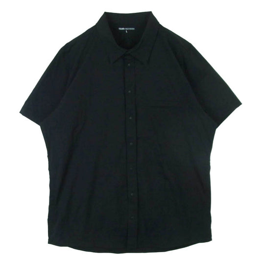 TILAK ティラック KNIGHT Shirts S/S ナイト シャツ ショート スリーブ 半袖 シャツ ブラック系 L【美品】【中古】