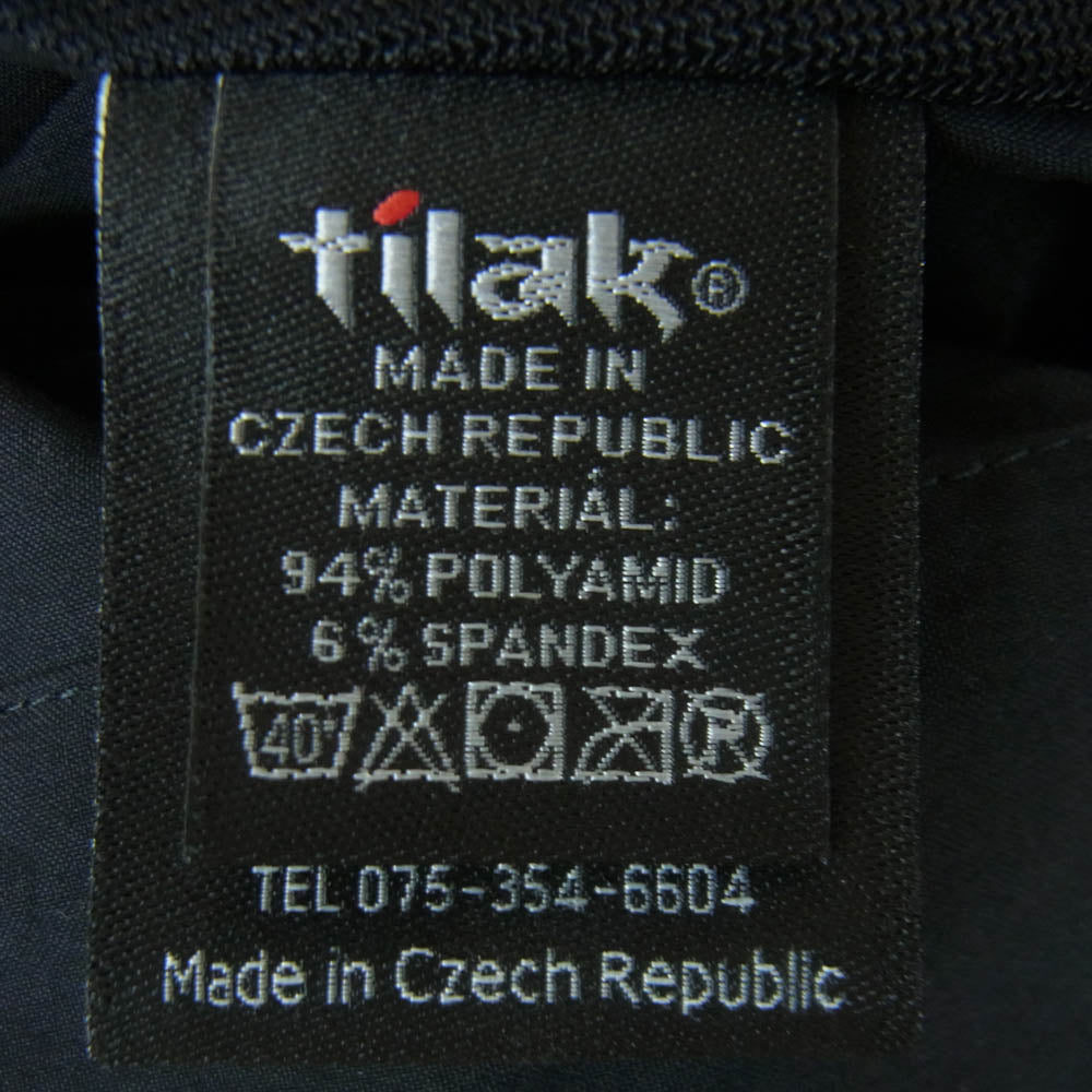 TILAK ティラック KNIGHT Shirts S/S ナイト シャツ ショート スリーブ 半袖 シャツ ブラック系 L【美品】【中古】