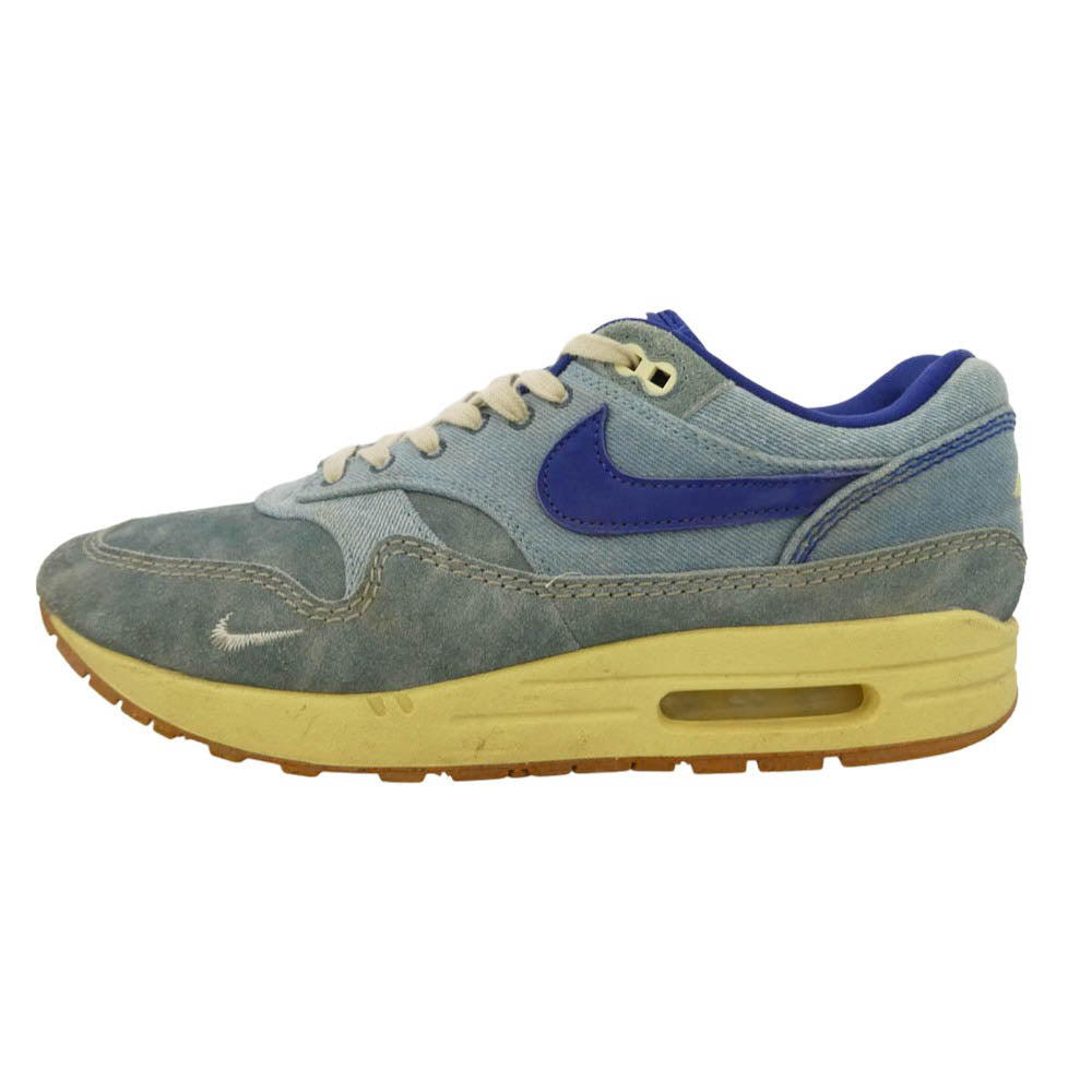 NIKE ナイキ 22AW DV3050-300 Air Max 1 PRM Dirty Denim エアマックス プレミアム ダーティーデニム スニーカー インディゴブルー系 29cm【中古】