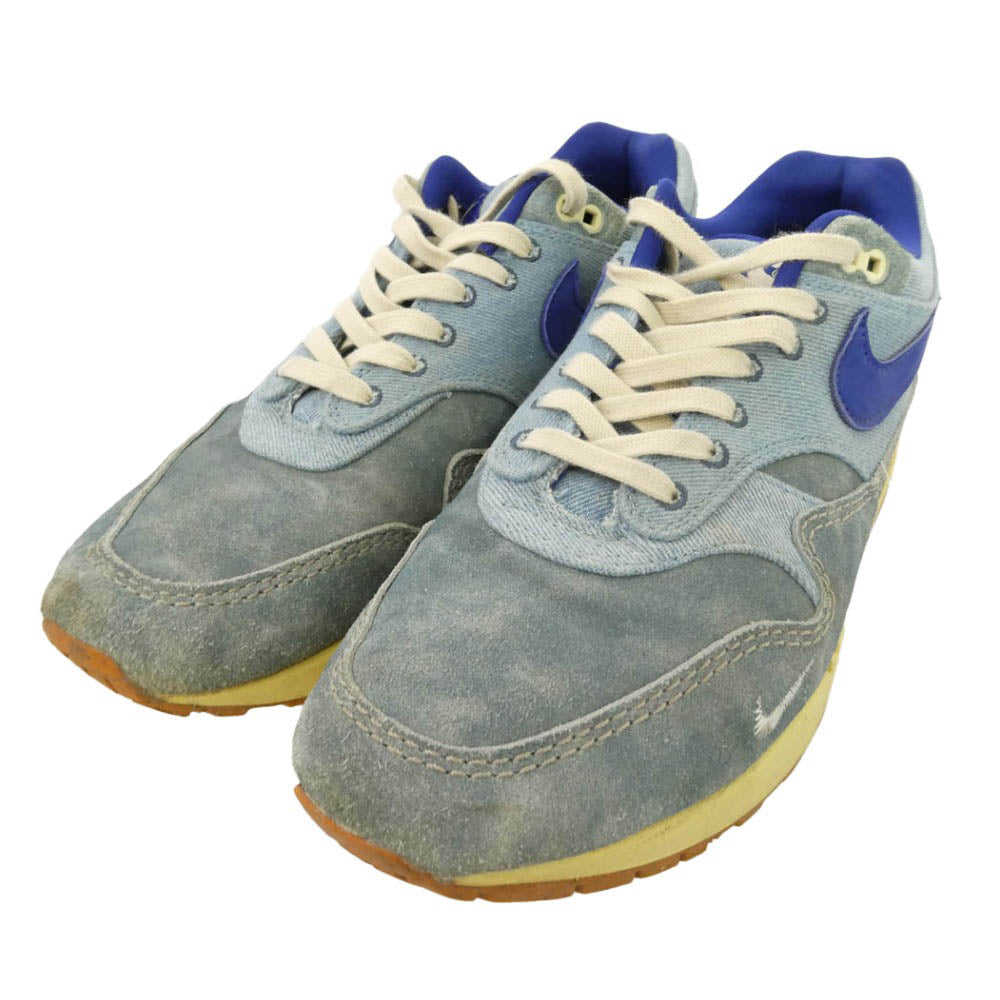 NIKE ナイキ 22AW DV3050-300 Air Max 1 PRM Dirty Denim エアマックス プレミアム ダーティーデニム スニーカー インディゴブルー系 29cm【中古】