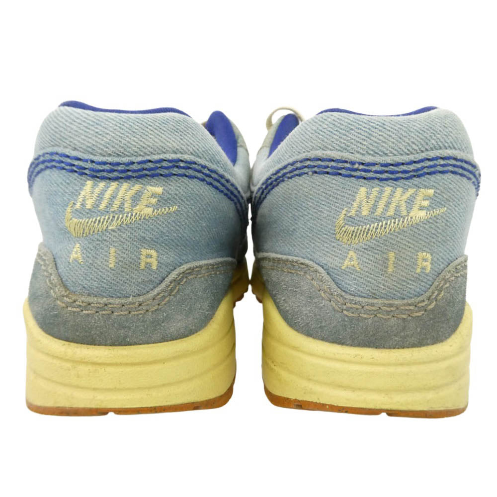 NIKE ナイキ 22AW DV3050-300 Air Max 1 PRM Dirty Denim エアマックス プレミアム ダーティーデニム スニーカー インディゴブルー系 29cm【中古】