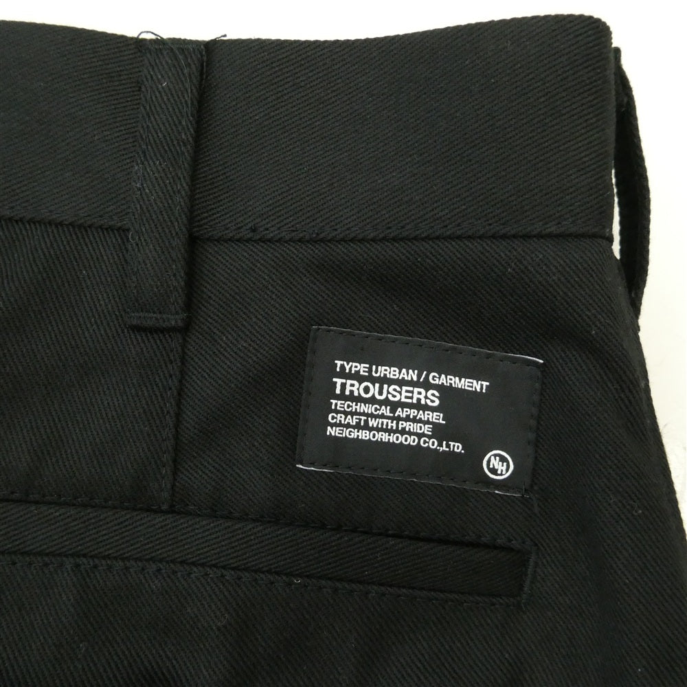 NEIGHBORHOOD ネイバーフッド 23SS 231SPNH-PTM02 WP SLIM PANTS スリム ワーク パンツ ブラック系 XL【中古】