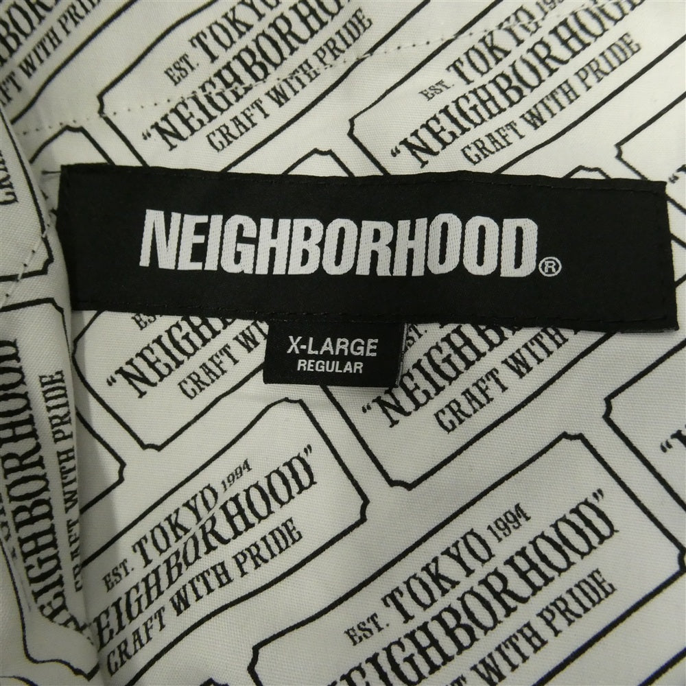 NEIGHBORHOOD ネイバーフッド 23SS 231SPNH-PTM02 WP SLIM PANTS スリム ワーク パンツ ブラック系 XL【中古】