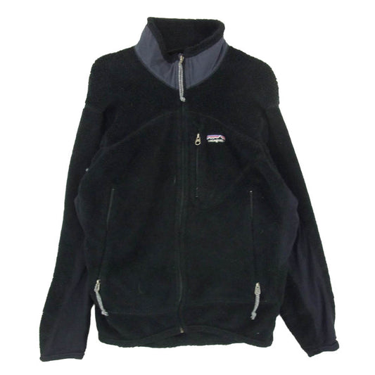 patagonia パタゴニア W812F USA製 Vintage ヴィンテージ ジップアップ ボア フリース ジャケット ブラック系 S【中古】