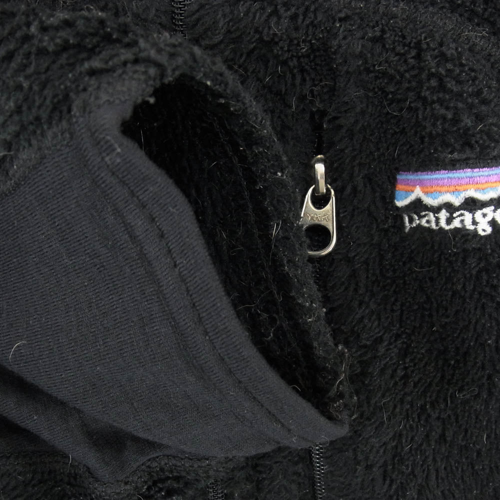 patagonia パタゴニア W812F USA製 Vintage ヴィンテージ ジップアップ ボア フリース ジャケット ブラック系 S【中古】