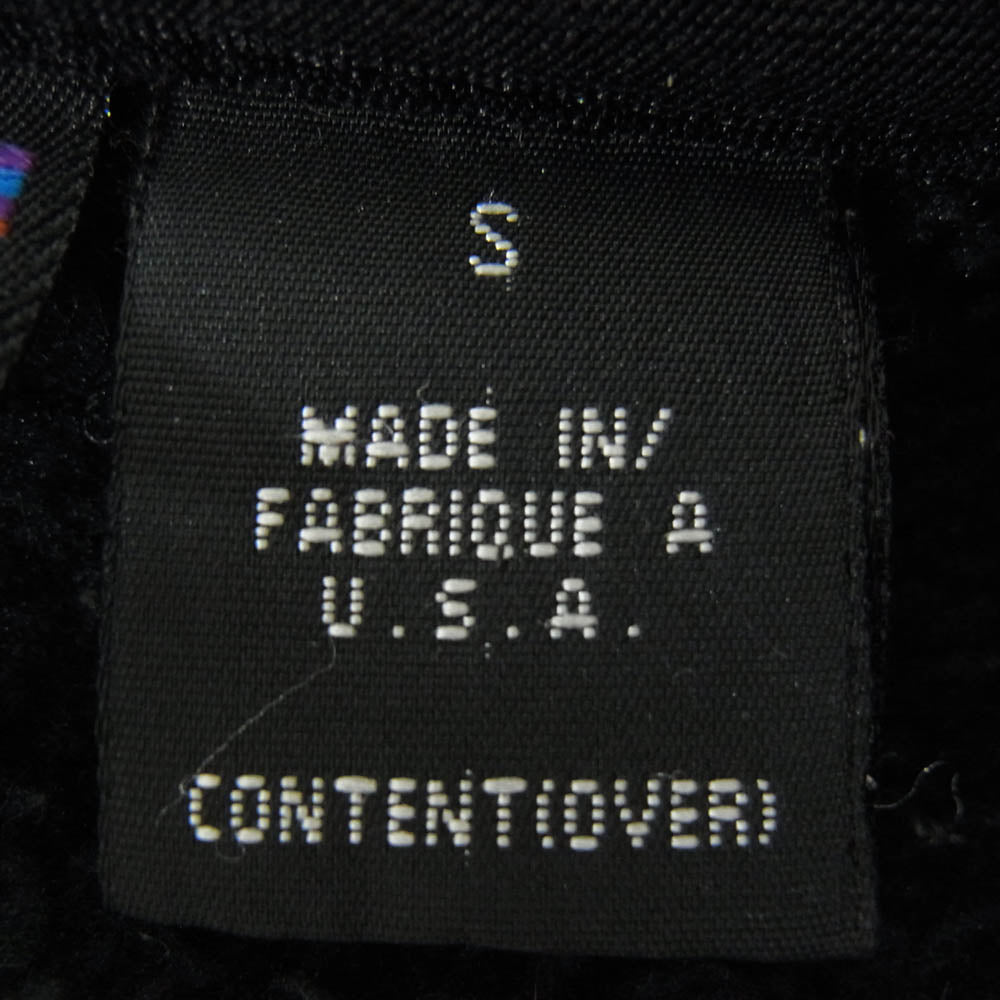 patagonia パタゴニア W812F USA製 Vintage ヴィンテージ ジップアップ ボア フリース ジャケット ブラック系 S【中古】
