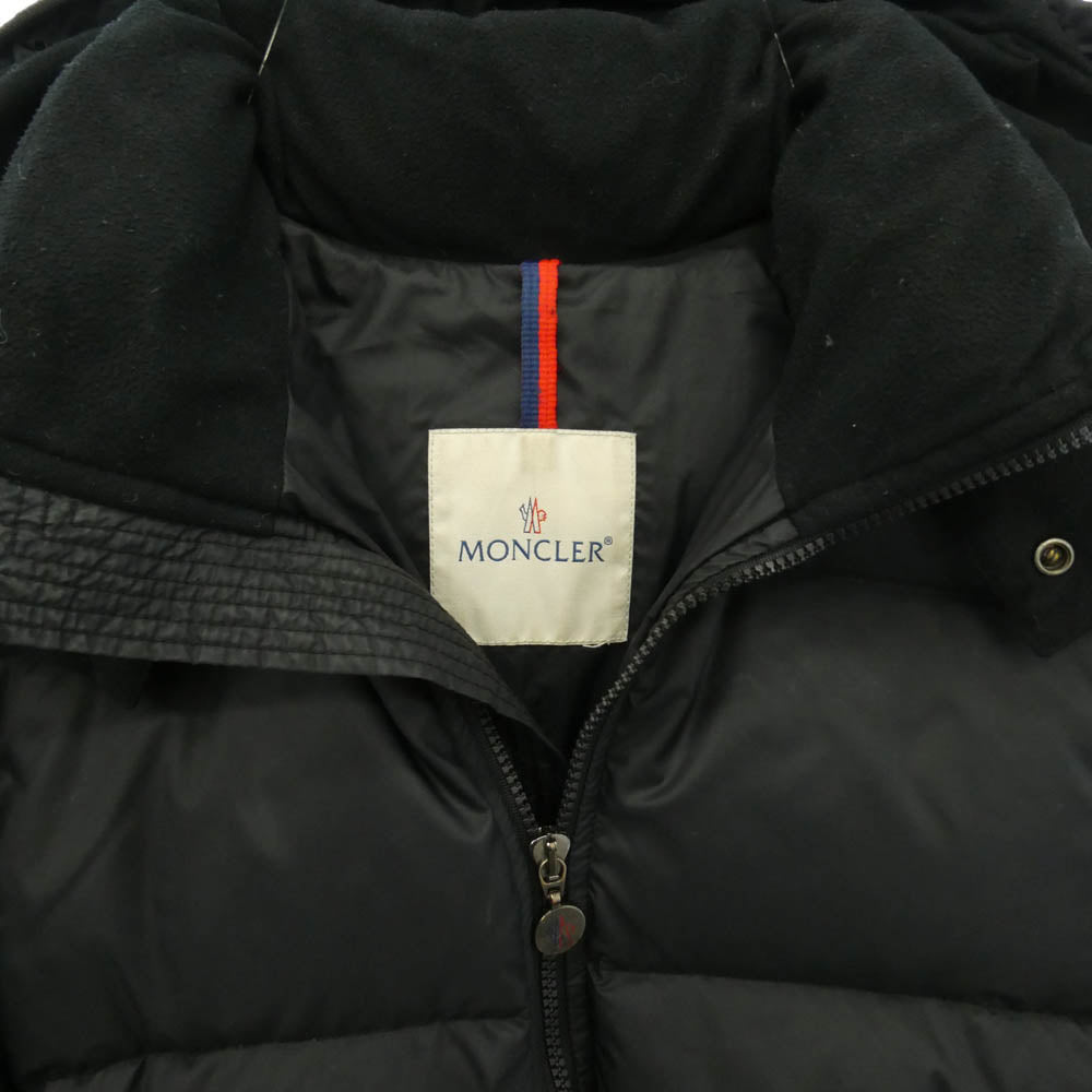 MONCLER モンクレール 41311 国内正規品 ペッパージャパンタグ BAZILLE ダウン ジャケット ブラック系 00【中古】