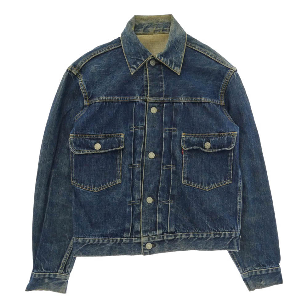 Levi's リーバイス 50s 507XX 2nd セカンド ボタン裏17 ビッグE デニム ジャケット インディゴブルー系【中古】