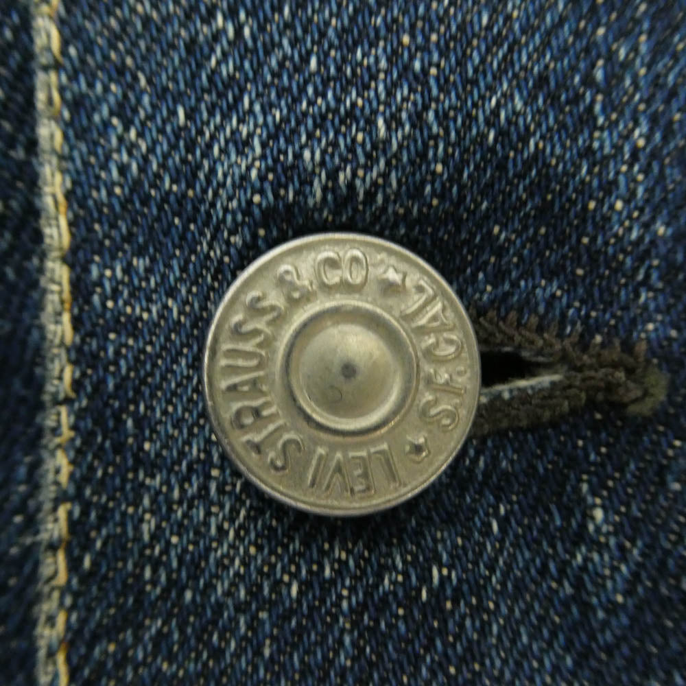 Levi's リーバイス 50s 507XX 2nd セカンド ボタン裏17 ビッグE デニム ジャケット インディゴブルー系【中古】