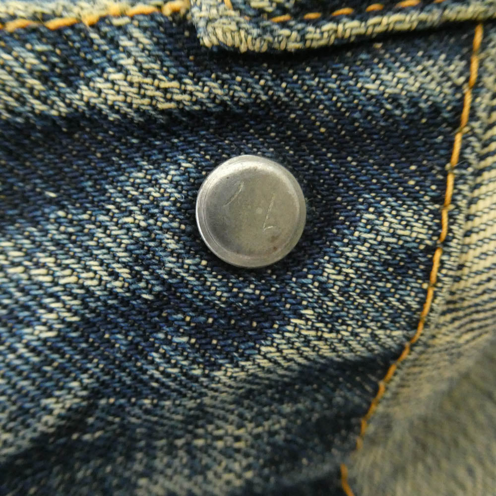 Levi's リーバイス 50s 507XX 2nd セカンド ボタン裏17 ビッグE デニム ジャケット インディゴブルー系【中古】