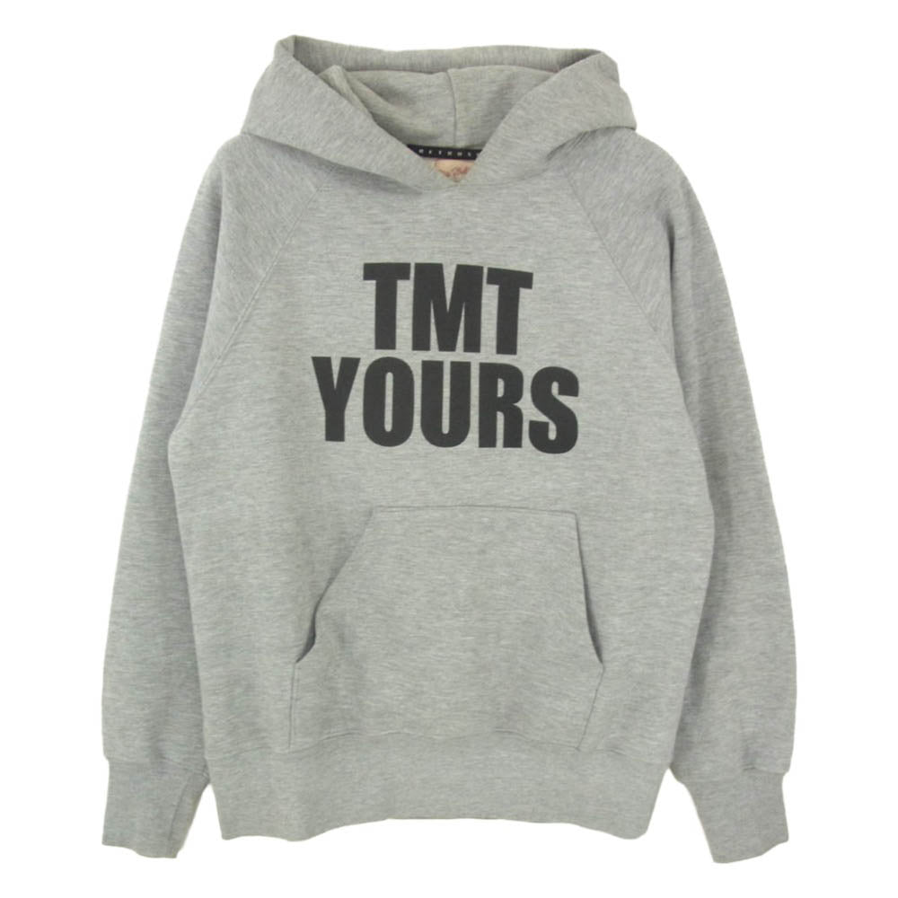 TMT ティーエムティー TMT YOURS プリント プルオーバー パーカー グレー系 L【中古】