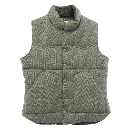 ノーミーンズイエス Harris Tweed ハリスツイード 英国製 中綿インサレーション べスト グレー系【中古】