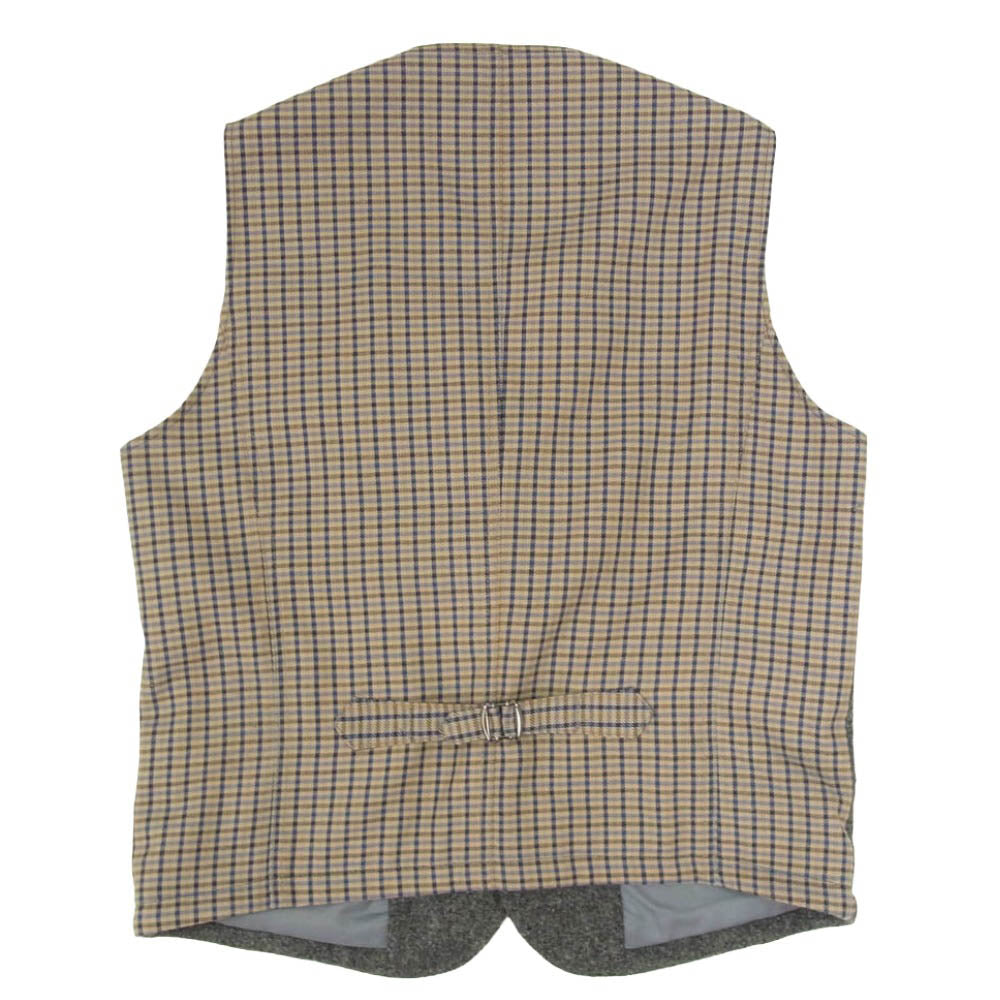 ミツミネ Harris Tweed ハリスツイード ジレ ベスト グレー系 L【中古】