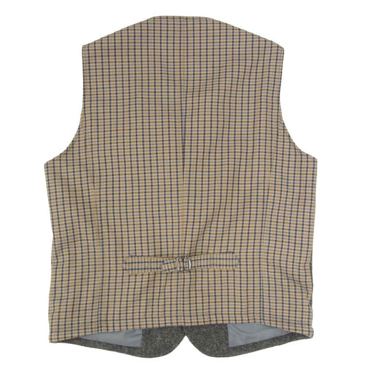 ミツミネ Harris Tweed ハリスツイード ジレ ベスト グレー系 L【中古】