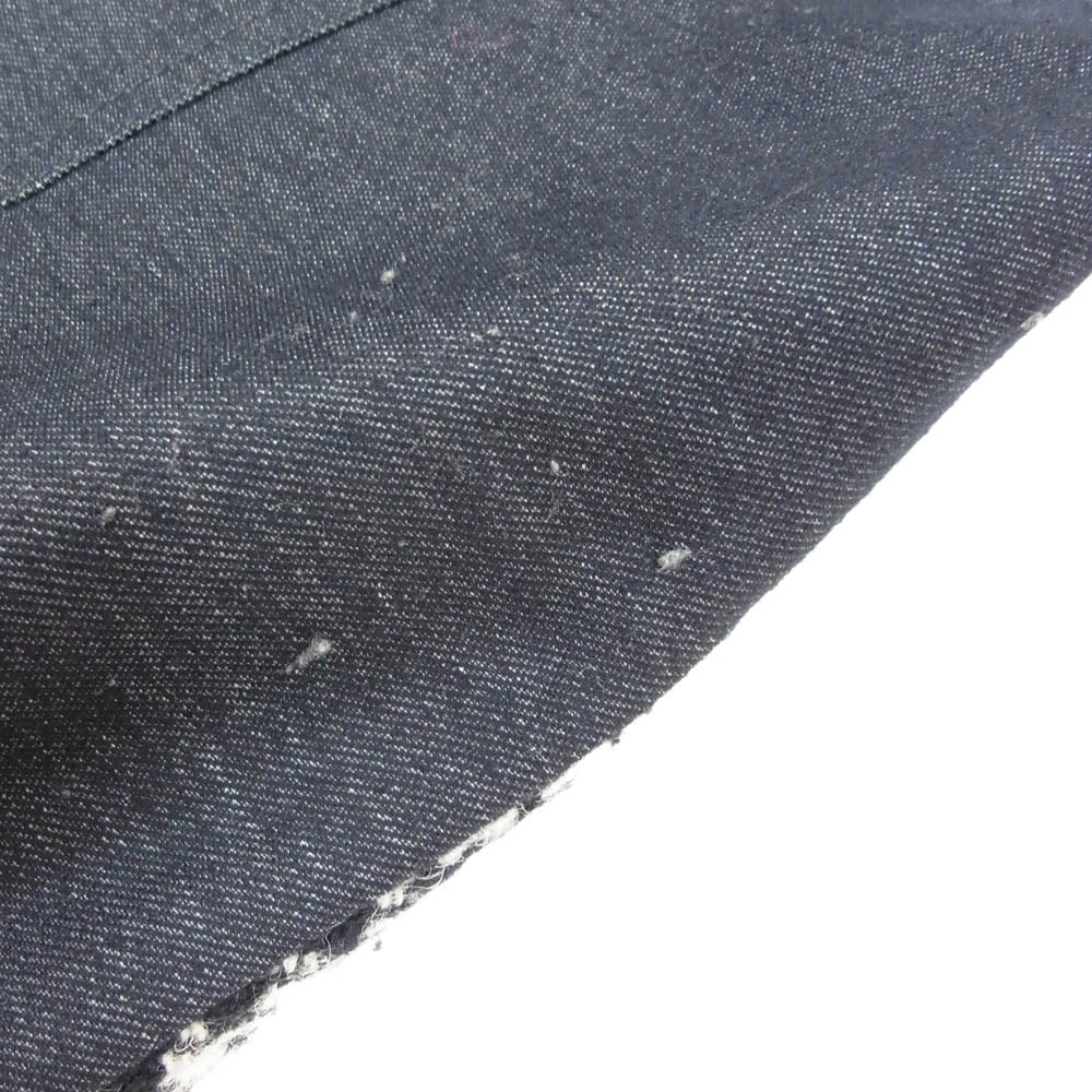 ミツミネ Harris Tweed ハリスツイード ジレ ベスト ハウンドトゥース 千鳥格子 ネイビー系 L【中古】