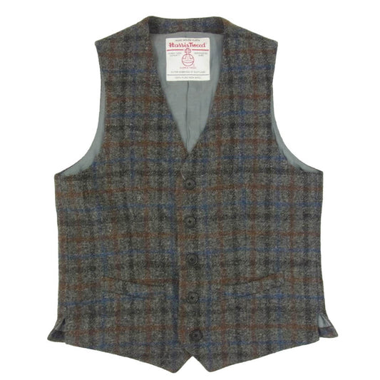 ROSSO ロッソ URBAN RESEARCH アーバンリサーチ 38-06-0028-803 URBAN RESEACH アーバンリサーチ Harris Tweed ハリスツイード ジレ ベスト グレー系 L【中古】