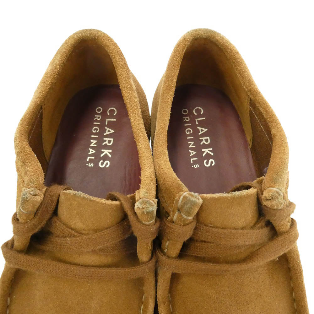 Clarks クラークス 61301808 Wallabee Boot スエード ワラビーブーツ ブラウン系 UK6.5【中古】