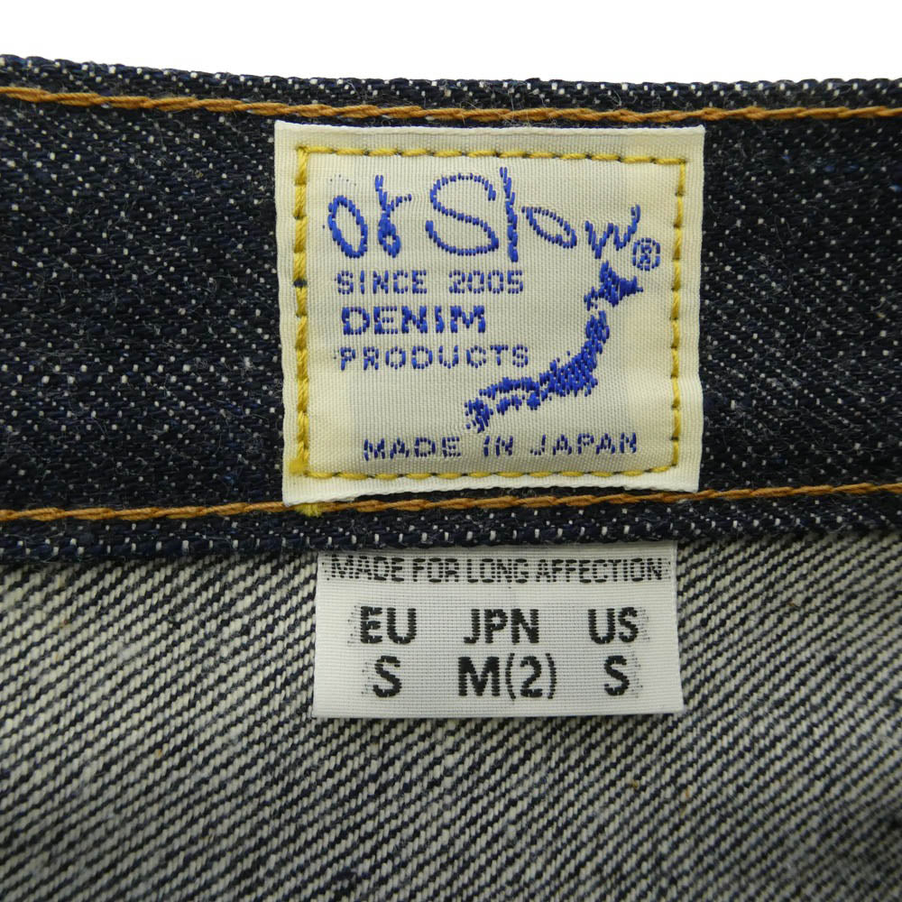orSlow オアスロウ テーパード デニムパンツ インディゴブルー系 M【極上美品】【中古】
