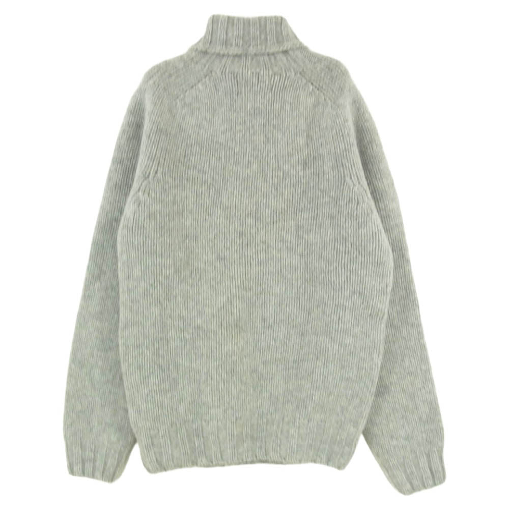 INVERALLAN インバーアラン 英国製 ウール タートルネック ニット セーター グレー系 38【中古】