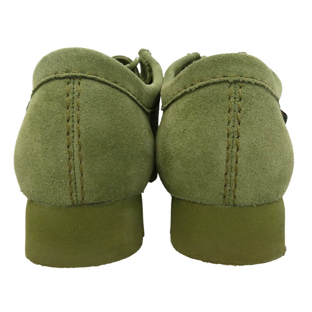 Clarks クラークス 61644744 WALLABEE GTX LODEN GREEN スエード ワラビー ゴアテックス シューズ モスグリーン系 UK6【中古】