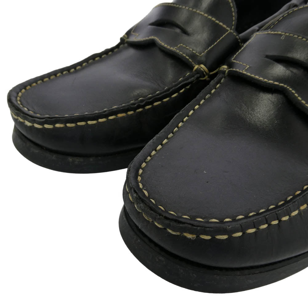 Paraboot パラブーツ BEAMS ビームス BEAMS別注 Corsica コーシカ ローファー ブラック系 6【中古】