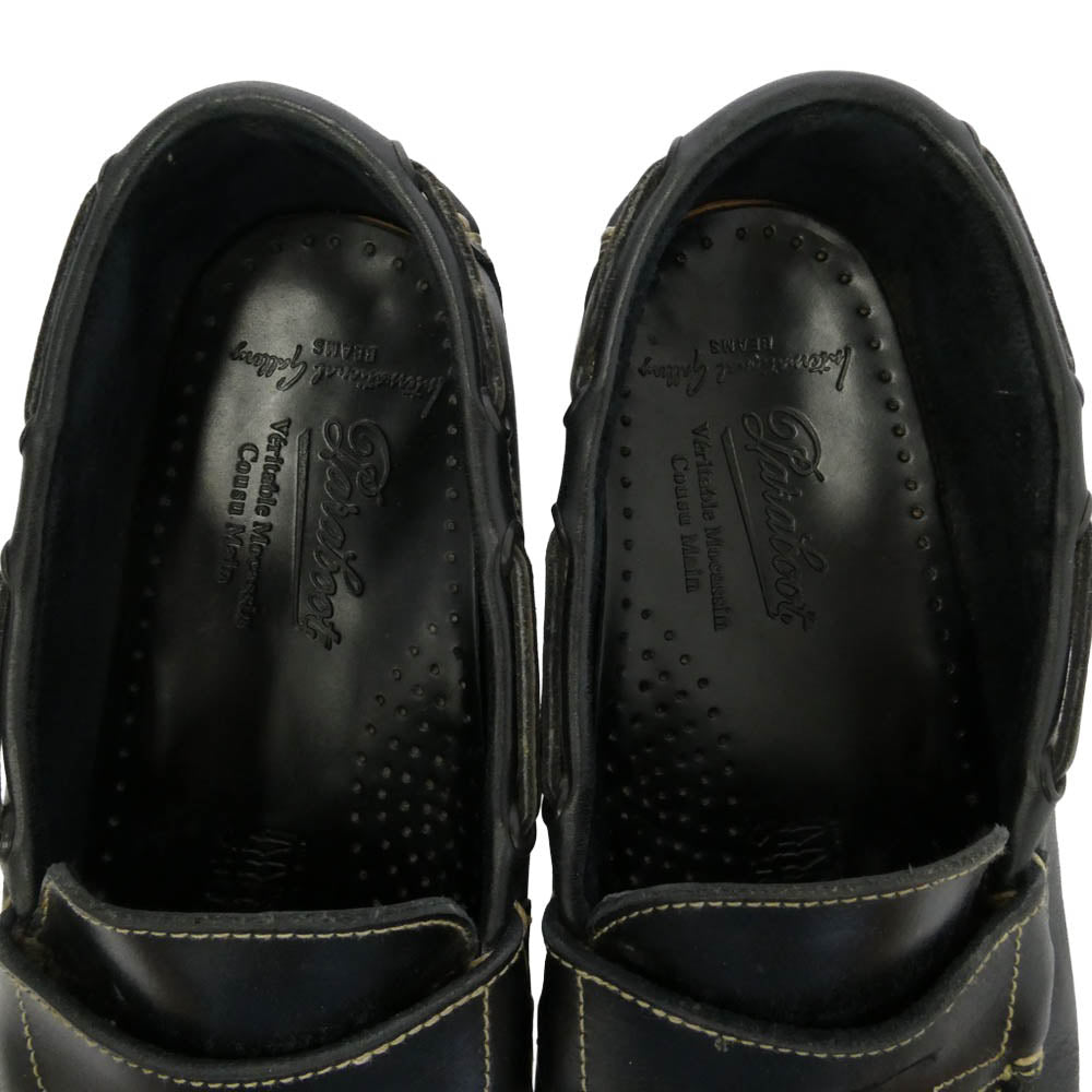 Paraboot パラブーツ BEAMS ビームス BEAMS別注 Corsica コーシカ ローファー ブラック系 6【中古】