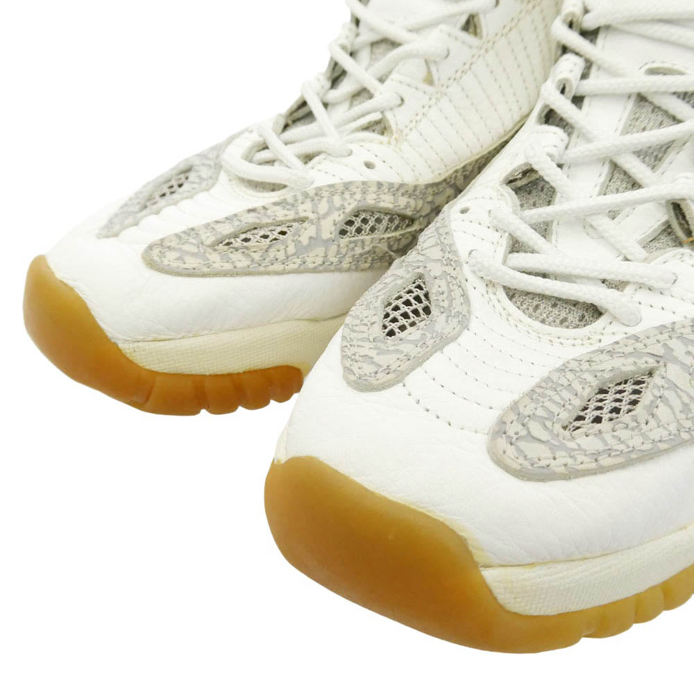 NIKE ナイキ 130270-101 【観賞用】Air Jordan 11 Low Retro IE OG Cobalt 1996 エアジョーダン11 ロー レトロ IE OG コバルト ローカットスニーカー ホワイト系 グレー系 27.5cm【中古】
