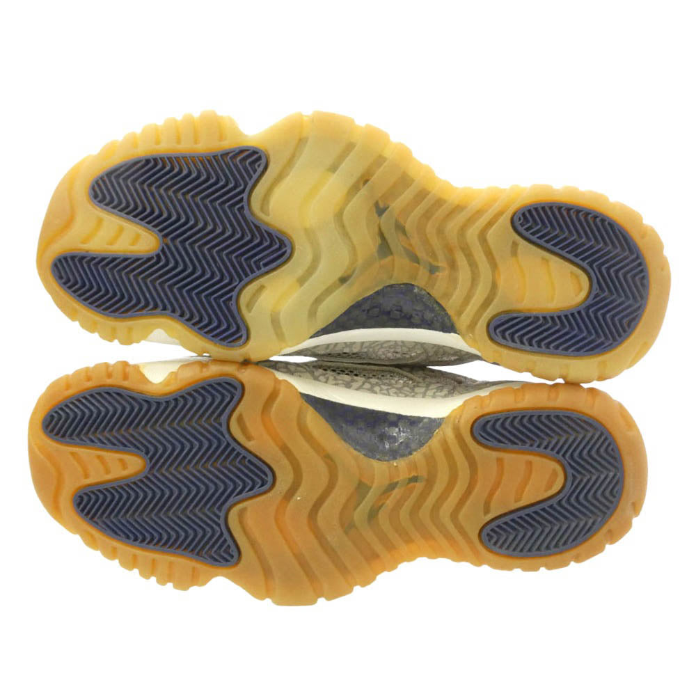 NIKE ナイキ 130270-101 【観賞用】Air Jordan 11 Low Retro IE OG Cobalt 1996 エアジョーダン11 ロー レトロ IE OG コバルト ローカットスニーカー ホワイト系 グレー系 27.5cm【中古】
