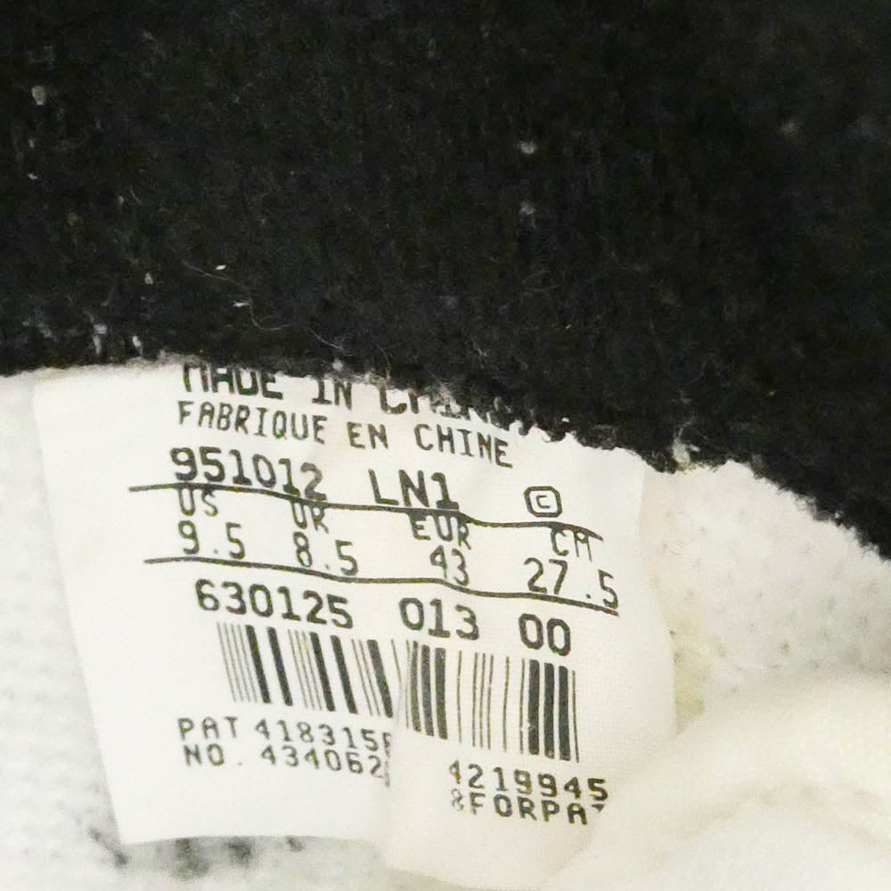 NIKE ナイキ 630125-013 【観賞用】Air Force 1 Mid SC Black White Foot Locker Exclusive エアフォース1 ミッド SC ブラック ホワイト フットロッカー エクスクルーシブ ハイカットスニーカー ホワイト系 ブラック系 27.5cm【中古】