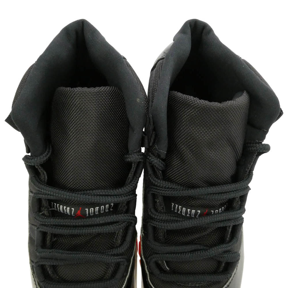 NIKE ナイキ 130245-062 【観賞用】 95年製 Air Jordan 11 AJ11 OG Playoffs 1995 エアジョーダン プレーオフ スニーカー ブラック レッド ハイカット スニーカー ブラック系 27.5cm【中古】