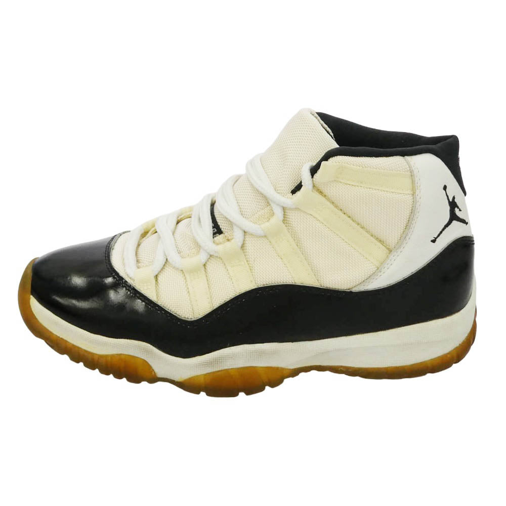 NIKE ナイキ 130245-101 【観賞用】Air Jordan 11 AJ11 OG Concord 1995 エアジョーダン11 OG コンコルド ハイカット スニーカー ホワイト系 ブラック系 27.5cm【中古】