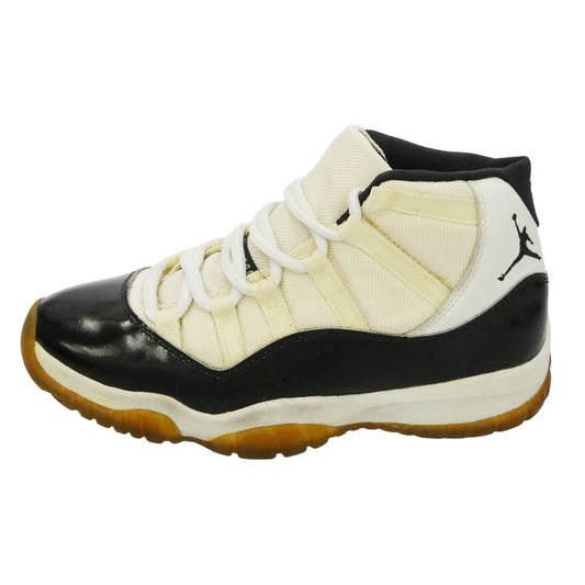 NIKE ナイキ 130245-101 【観賞用】Air Jordan 11 AJ11 OG Concord 1995 エアジョーダン11 OG コンコルド ハイカット スニーカー ホワイト系 ブラック系 27.5cm【中古】
