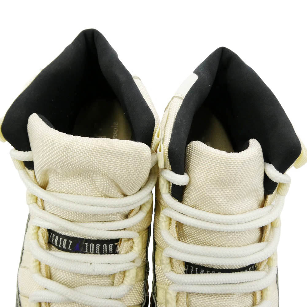 NIKE ナイキ 130245-101 【観賞用】Air Jordan 11 AJ11 OG Concord 1995 エアジョーダン11 OG コンコルド ハイカット スニーカー ホワイト系 ブラック系 27.5cm【中古】