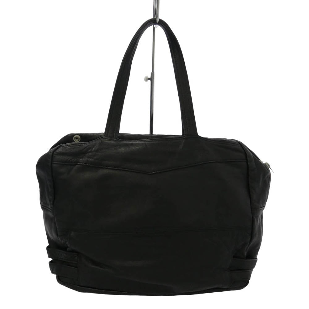 UNDERCOVER アンダーカバー 08AW レザー ライダースバッグ ボストンバッグ ブラック系【中古】