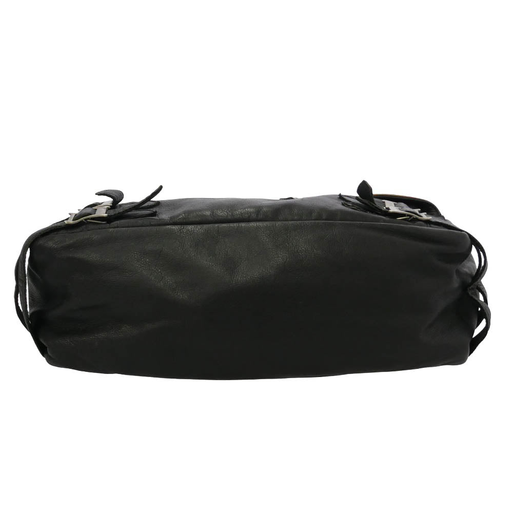 UNDERCOVER アンダーカバー 08AW レザー ライダースバッグ ボストンバッグ ブラック系【中古】