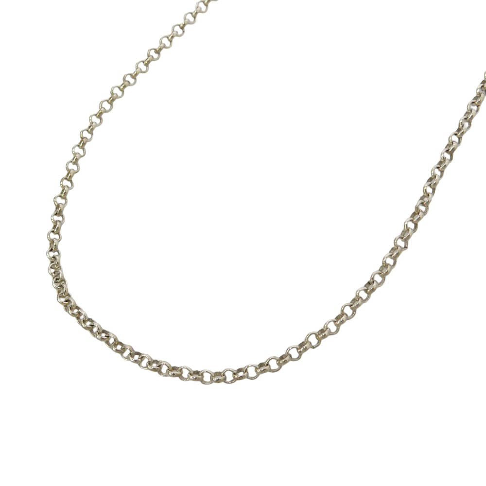 CHROME HEARTS クロムハーツ（原本無） NECKCHAIN R18 ロールチェーン ネックレス 18inch 18インチ シルバー系【中古】