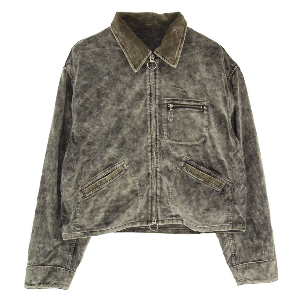 KAPITAL キャピタル K2509LJ077 別珍 ハンター ドリズラー ジャケット Dirty Dyed ブラック系 2【極上美品】【中古】