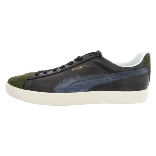 CONVERSE コンバース 389609 01 Suede VTG MIJ PUMA Black ヴィンテージ加工 レザースエード切替 ローカット スニーカー マルチカラー系 30cm【極上美品】【中古】