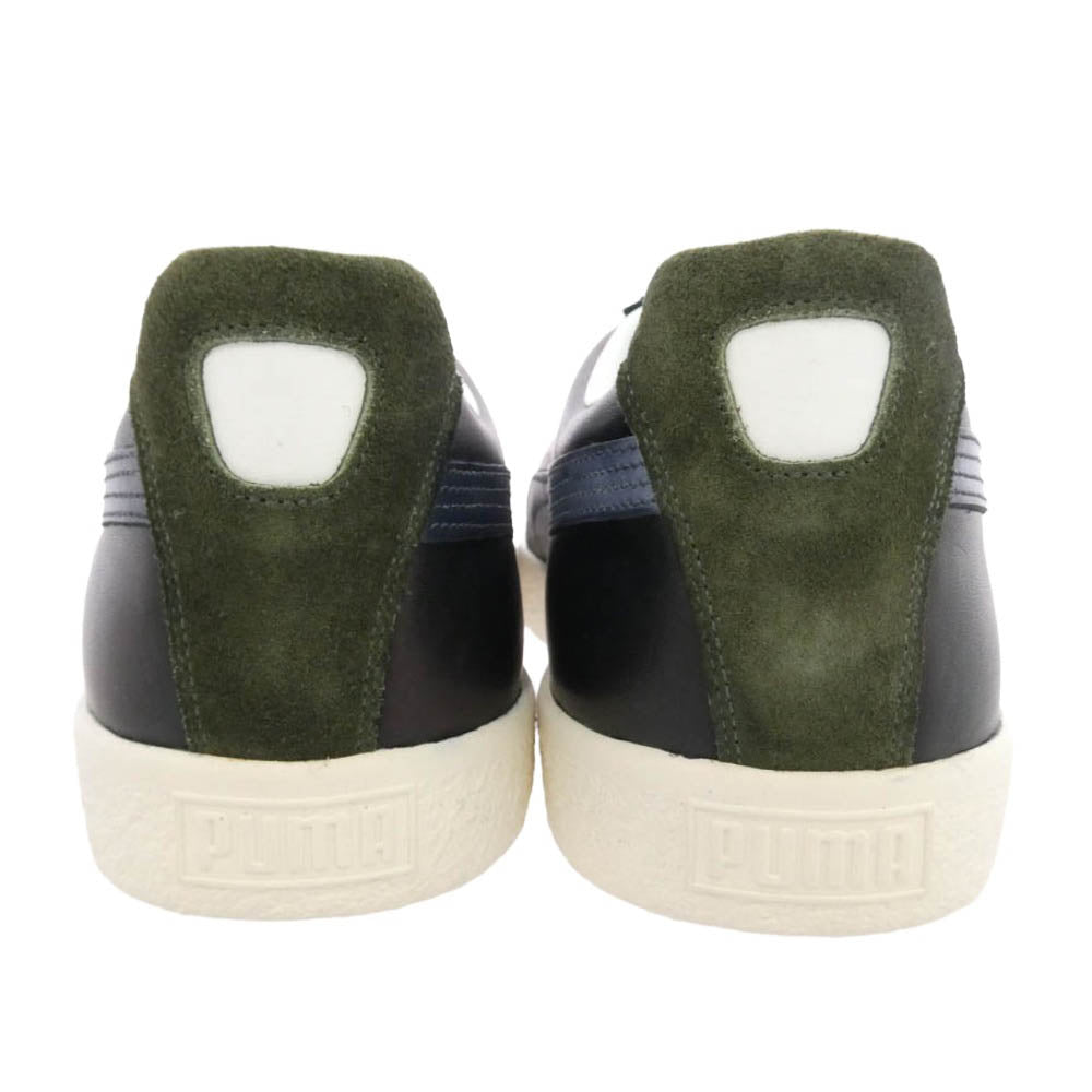 CONVERSE コンバース 389609 01 Suede VTG MIJ PUMA Black ヴィンテージ加工 レザースエード切替 ローカット スニーカー マルチカラー系 30cm【極上美品】【中古】