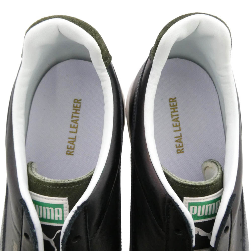 CONVERSE コンバース 389609 01 Suede VTG MIJ PUMA Black ヴィンテージ加工 レザースエード切替 ローカット スニーカー マルチカラー系 30cm【極上美品】【中古】