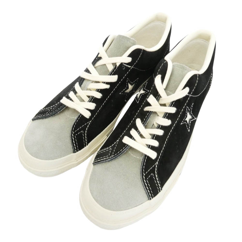 CONVERSE コンバース 35200610 ONE STAR J VTG SUEDE BLK/GRY ワンスタージャパン スエード ローカット スニーカー マルチカラー系 29cm【極上美品】【中古】