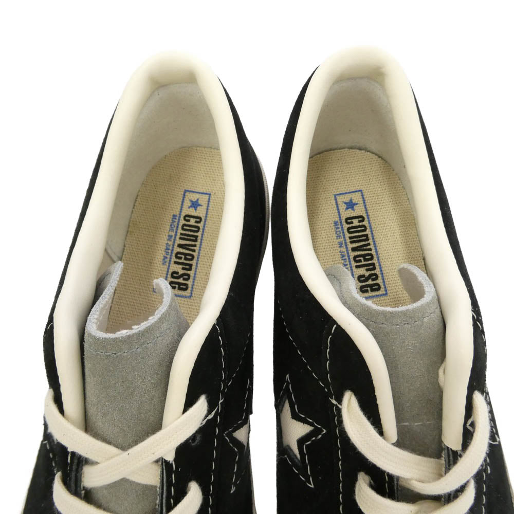 CONVERSE コンバース 35200610 ONE STAR J VTG SUEDE BLK/GRY ワンスタージャパン スエード ローカット スニーカー マルチカラー系 29cm【極上美品】【中古】