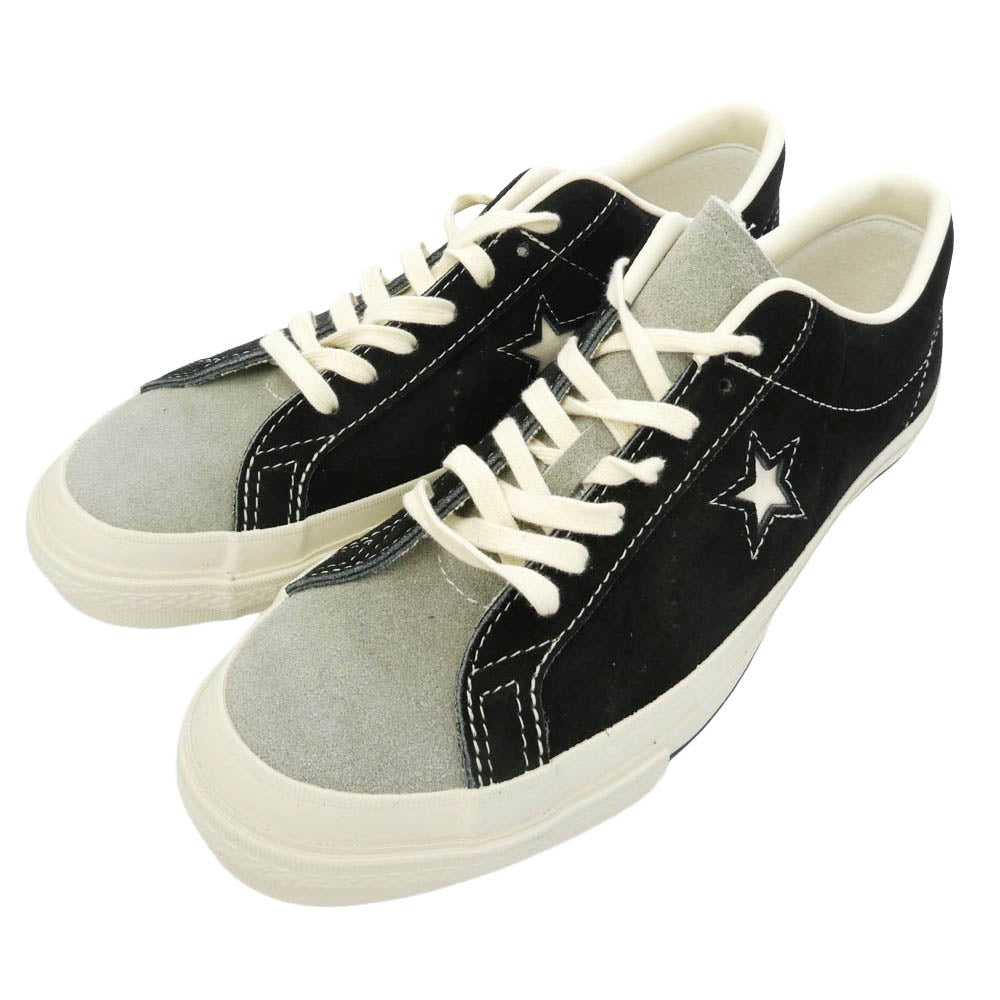 CONVERSE コンバース 35200610 ONE STAR J VTG SUEDE BLK/GRY ワンスタージャパン スエード ローカット スニーカー マルチカラー系 29cm【極上美品】【中古】