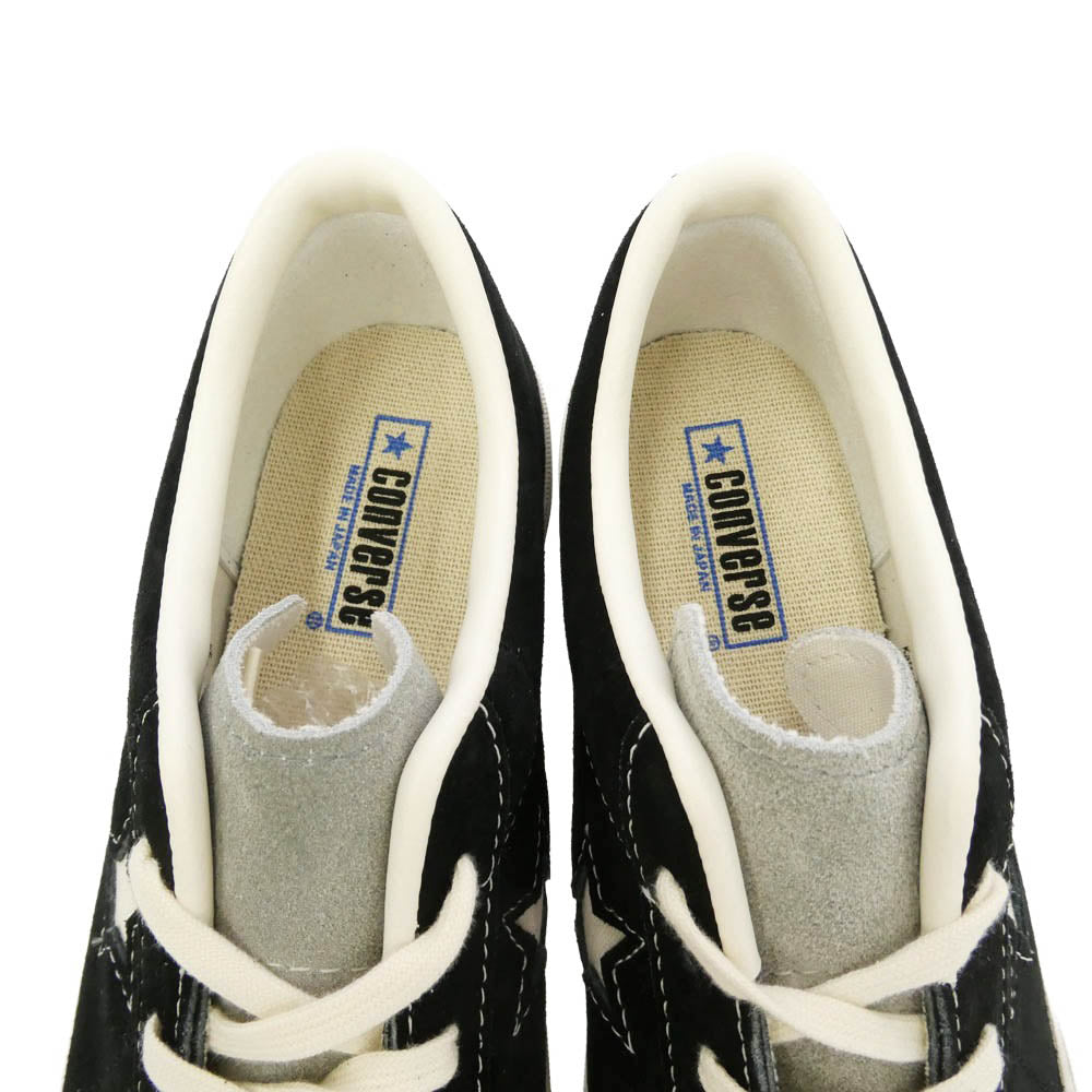 CONVERSE コンバース 35200610 ONE STAR J VTG SUEDE BLK/GRY ワンスタージャパン スエード ローカット スニーカー マルチカラー系 29cm【極上美品】【中古】