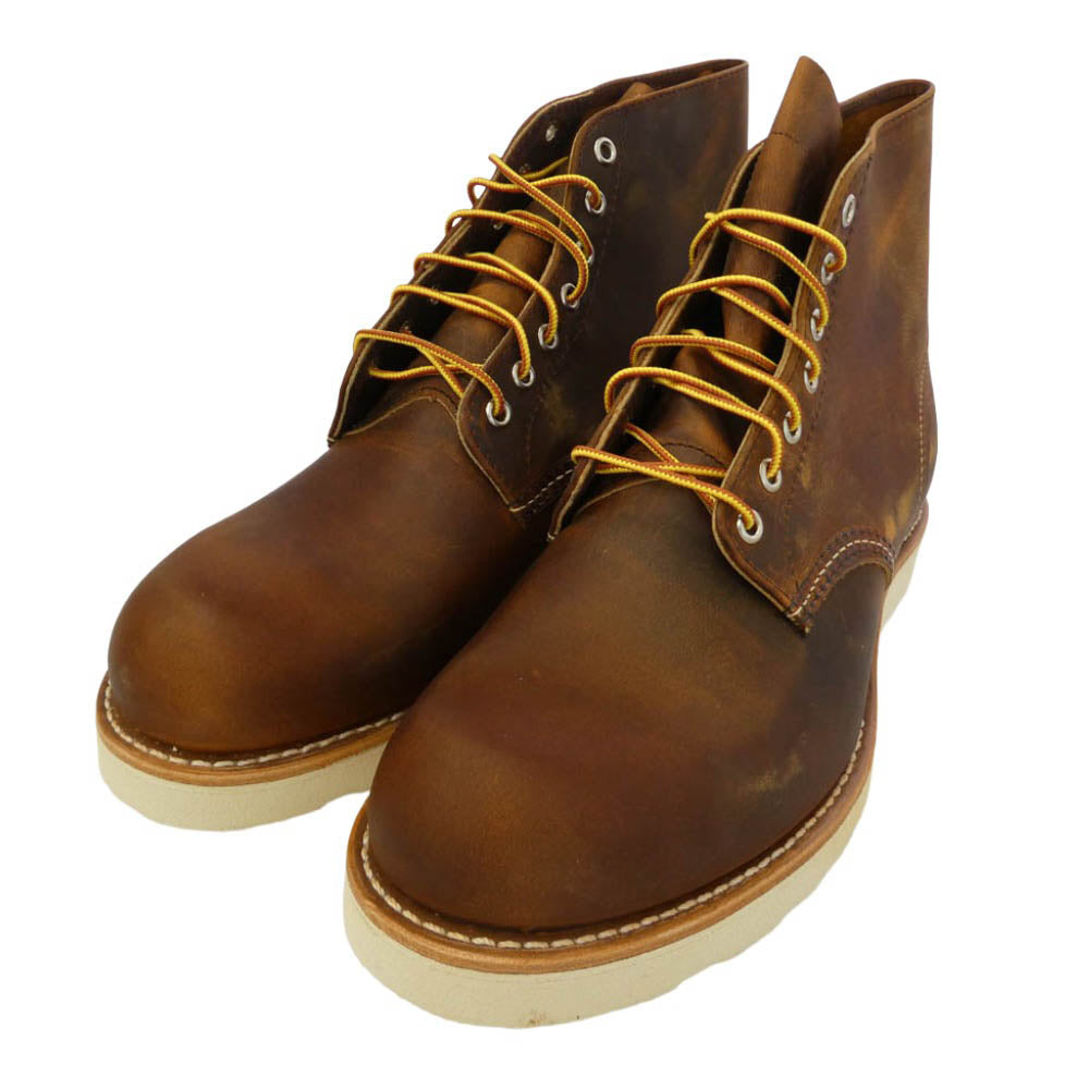 RED WING レッドウィング 9111 6-inch Classic Round 6インチ クラシックラウンド ワークブーツ ラフ＆タフ ブラウン系 US11D【極上美品】【中古】