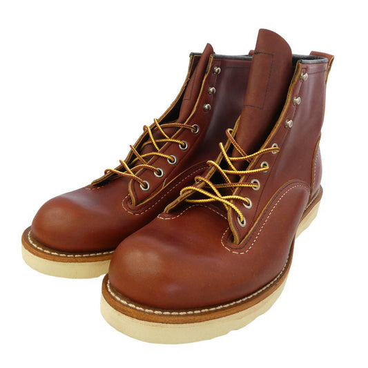 RED WING レッドウィング 2924 LINEMAN ラインマン 6インチ ワーク ブーツ ブラウン系 US10D【美品】【中古】