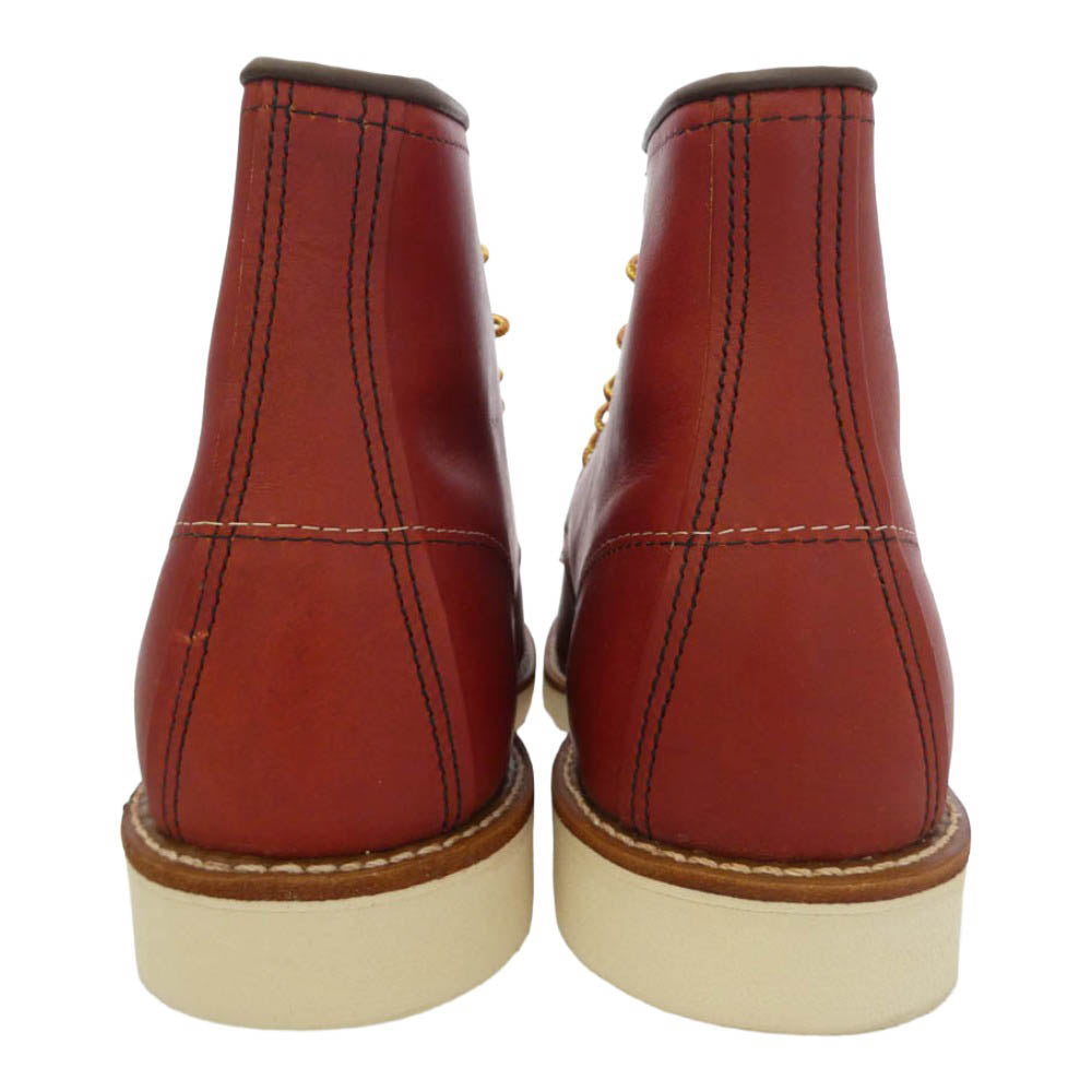 RED WING レッドウィング 8875 四角犬タグ 6-inch Classic Moc 6インチ クラシックモックトゥ ワークブーツ オロラセット ポーテージ ブラウン系 US10E【極上美品】【中古】